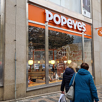 Popeyes na Václavském náměstí v Praze 12.11. 2024 Zdroj: Šárka Adámková, Toprecepty