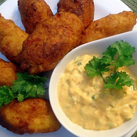 Bramborové krokety s dipem Zdroj: Toprecepty