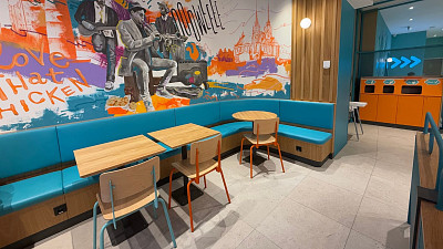 Popeyes vyhrává barvami. Zdroj: Toprecepty