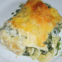 Špenátové lasagne Zdroj: Toprecepty