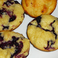 Tvarohové muffiny s ovocem Zdroj: Toprecepty