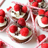 Cupcakes s malinami Zdroj: Toprecepty