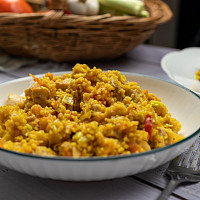 Kuskus s kuřecím masem Zdroj: Toprecepty