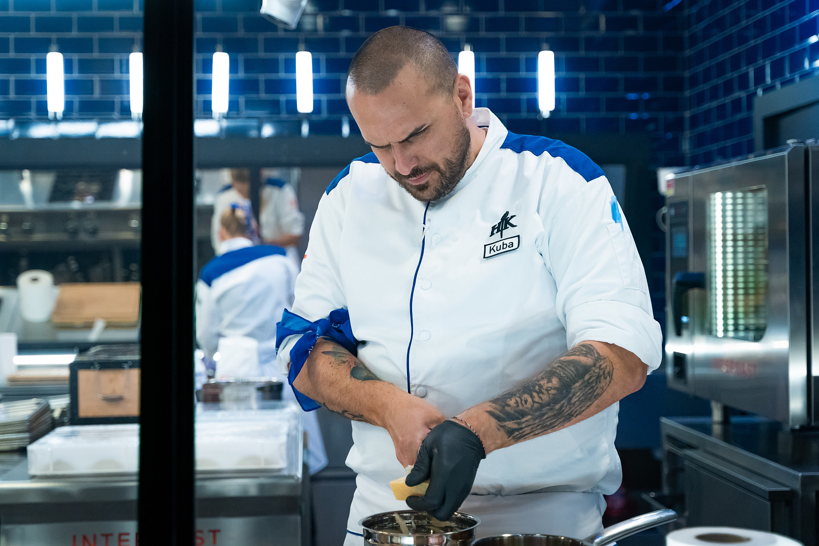 Vítězná Kubova bageta z Hell's Kitchen: Za 169 Kč jsme dostali studené maso a dobré tzatziki. Na první pohled chuť nevyvolává