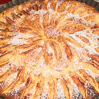 Tvarohový koláč s jablky Zdroj: Toprecepty