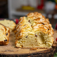 Tvarohová vánočka Zdroj: Toprecepty