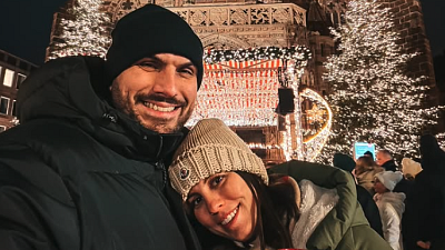 Kuba s manželkou Karolínou navštívili vánoční trhy. Zdroj: se souhlasem Jakuba Reichmana