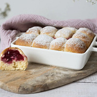 Kynuté buchty plněné marmeládou Zdroj: Toprecepty