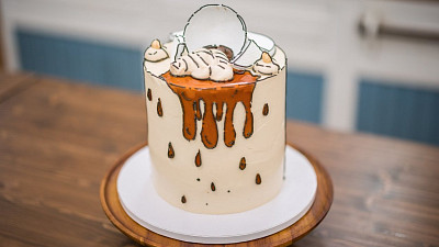 Kávový cartoon cake podle Lukáše Zdroj: se souhlasem České televize