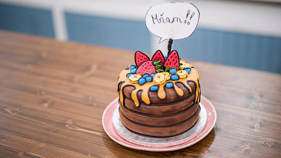 Lívancový cartoon cake podle Denisy Zdroj: se souhlasem České televize