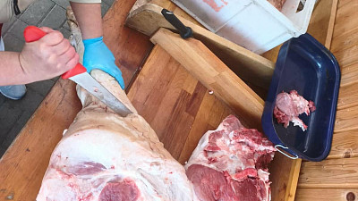 Vykosťování masa Zdroj: Martina Pilzová