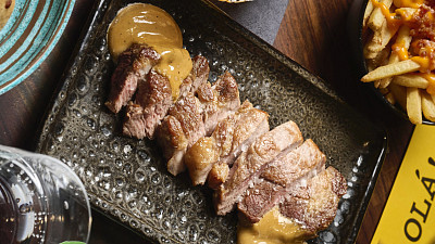 Krkovice s hovězí emulzí v Brasileiro U Zelené žáby Zdroj: Ambiente, se souhlasem