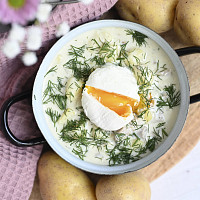 Kulajda s koprem, houbami a smetanou Zdroj: Toprecepty