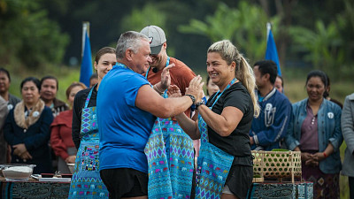 Tooužimáci byli v modrém týmu. Zdroj: se souhlasem TV Prima
