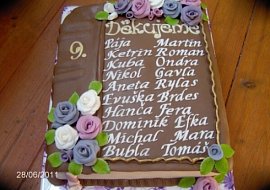 kniha jako poděkování