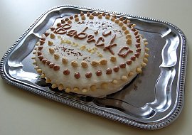 Ořechový dort