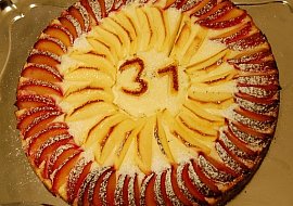 Tvarohovo-ovocný dort