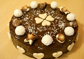 čokoládový s rebarborou