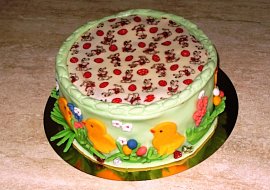 velikonoční s kuřátky