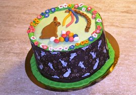 velikonoční se zajíčkem