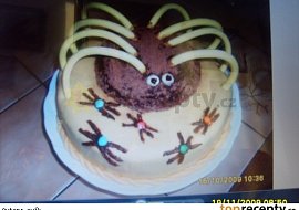 pavoučí dort od Evíka