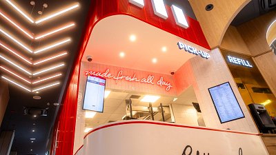 Moderní design je osvěžujícím prvkem. Zdroj: se souhlasem společnosti KFC