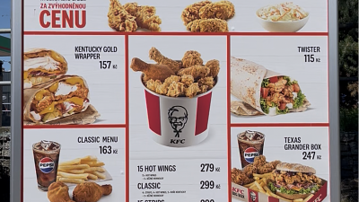 KFC stále nabízí i známé produkty. Zdroj: Vilém Besser, Toprecepty