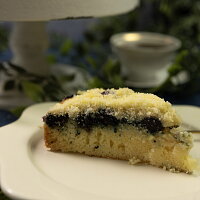 Borůvkový drobenkový koláč šup-šup
