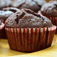 Cuketové muffiny s kakaem