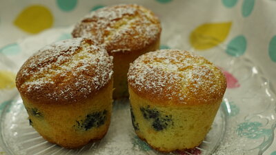 Borůvkové muffiny