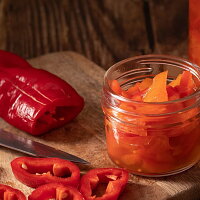 Sterilovaná paprika s olejem