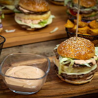 Domácí hamburger vepřový