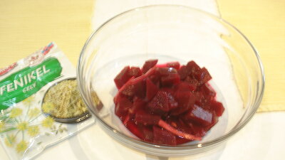 Červená řepa s fenyklem Zdroj: Toprecepty.cz