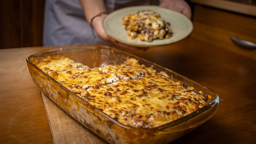 Lasagne lze připravit i z jiných těstovin. Zkuste to podle videonávodu