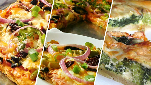 7 receptů na nejlepší slané koláče: Upečte si quiche nebo pizzu jako z pizzerie