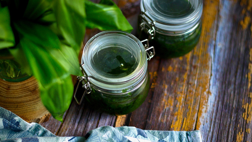 Pesto z česneku medvědího je lahůdka nejen k těstovinám