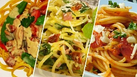 7 jídel se špagetami: Jednoduché rychlovky přijdou vhod, když je venku krásné počasí