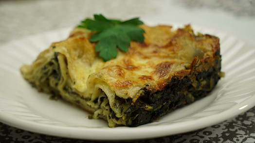 Lasagne pro vegetariány: Mleté maso vyměňte za špenát a skvěle si pochutnáte
