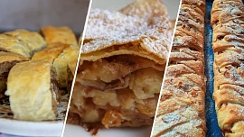 7 nejlepších štrúdlů: Tažený, jogurtový, kynutý i tvarohový milujeme s letními jablky