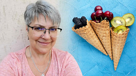 Kornoutky jsou určené k plnění. Chutnají se zmrzlinou, krémem i pěnou s ovocem