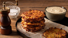 Pečené bramborové placky: Vychutnejte si je jen tak, jsou křupavé a vláčné zároveň