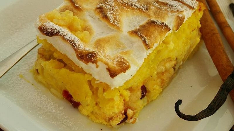 Recept na skvělý a vláčný rýžový nákyp s jablky: Místo cukru je doslazený banánem