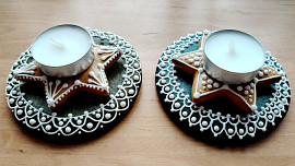 Voňavé perníkové svícny: Mohou být jedlým dárkem nebo krásnou vánoční dekorací