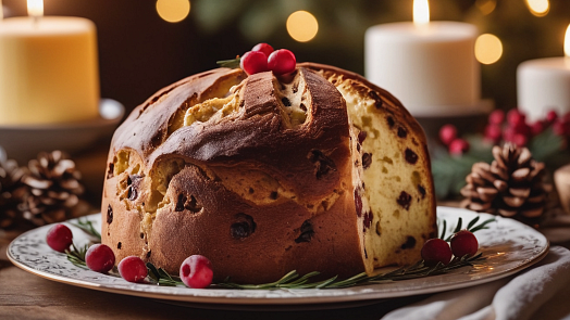 Panettone je italský tradiční vánoční moučník, který připomíná kuchařskou čepici