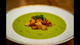 Hráškový krém: Připravte si lahodnou a jemnou polévku, zvládnete ji během chvilky