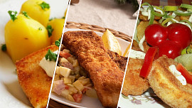 10 tipů, co usmažit k bramborovému salátu: Vyberte si, co máte rádi. Možností je dost