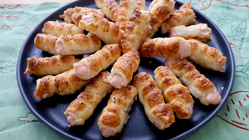 Listové těsto, jak ho neznáte: Hot dog, slané kremrole i tyčinky podle videa