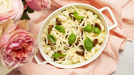 Smetanové gnocchi se žampiony a pórkem: Připravte si jídlo jako z restaurace