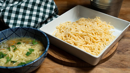 Recept na poctivé domácí nudle: K jejich přípravě vám stačí pouze tři suroviny