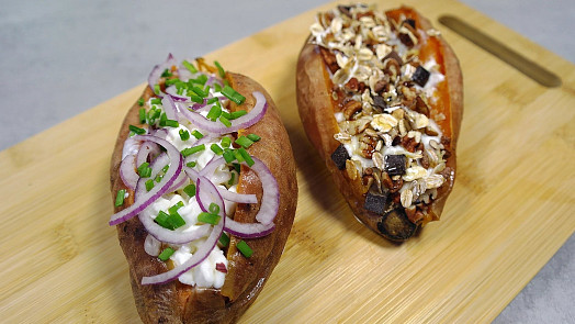 Pečené batáty: Zdravé a chutné jídlo, které lze připravit na slano i na sladko